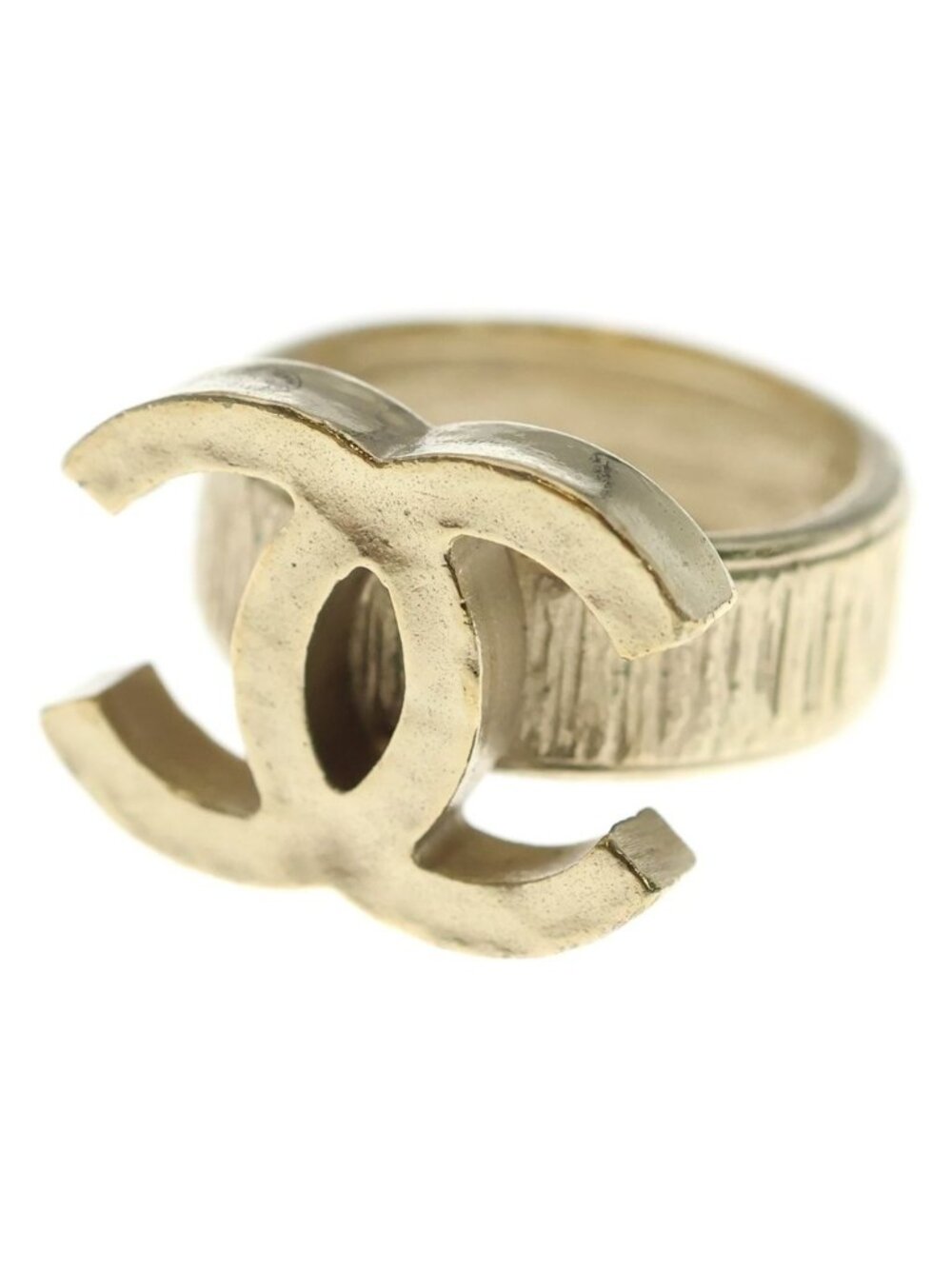 Chanel CC Logo Ring Gold